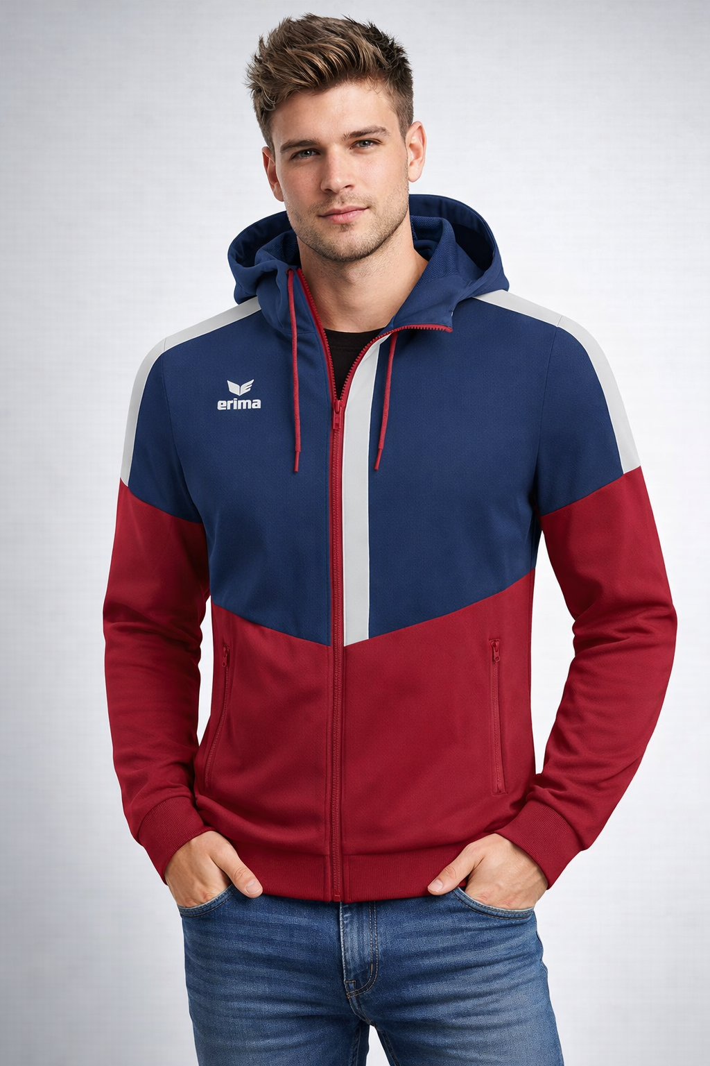 BLUZA ERIMA Squad z kapturem