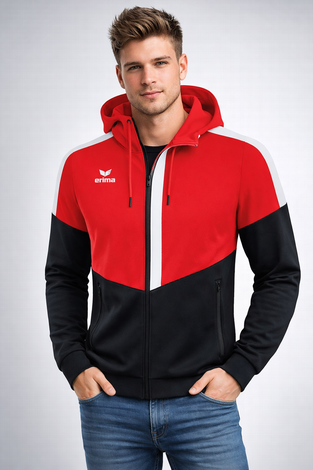 KURTKA  ERIMA Squad z kapturem